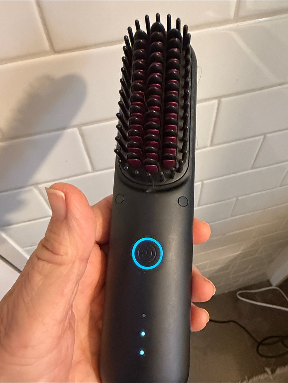 TYMO Porta Portable Hair Straightening Brush - Black - Picture 2 of 8